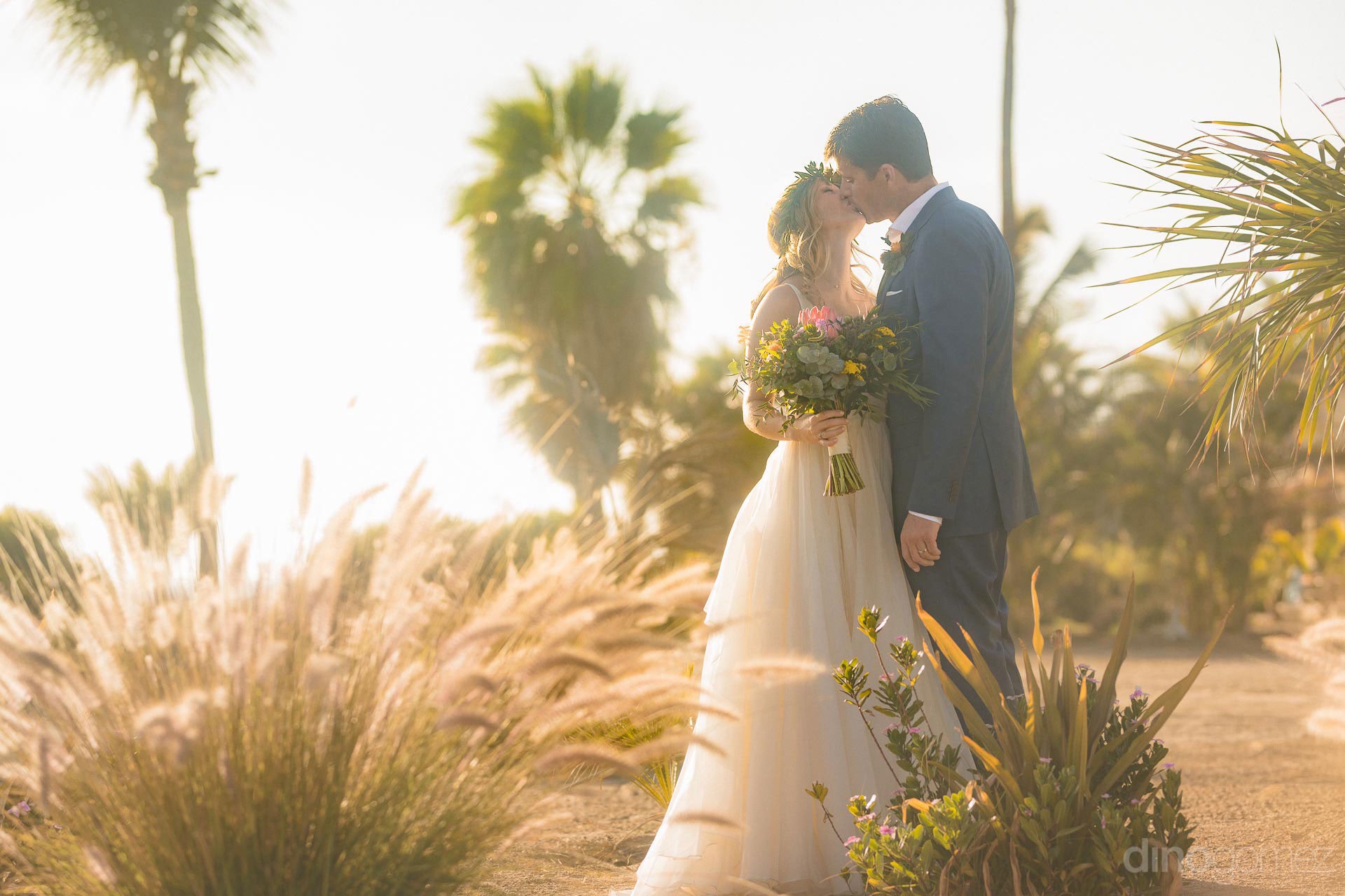 Cabo wedding portrait — editorial cover photograph at a private destination venue